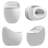 1.28 GPF Single Flush Egg Shaped Toilet, Seamless Porcelain Integrated Design Toilet Suitable For Modern Bathrooms, (Bright White)-118727199