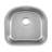 23.22'' L Undermount Single Bowl Stainless Steel Kitchen Sink