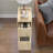 Fluted End Table Set With Drawers(set Of 2), Farmhouse Side Table With Storage-1180773799