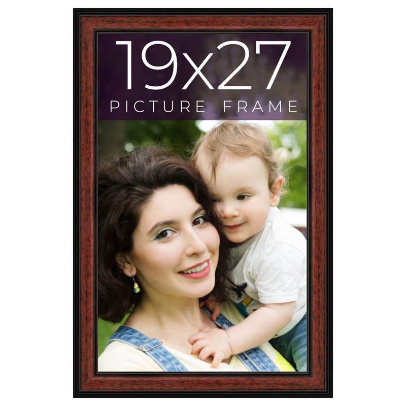 Cadre photo en bois massif Kaeley, L 19 po x H 27 po