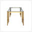 Glass And Frame Table