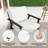 Montelongo Solid Teak Wood Outdoor Lounge Chairs With Cushions-995016650-995016651