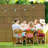 72"x 47" Outdoor Rectangular Metal Privacy Screen-113466988