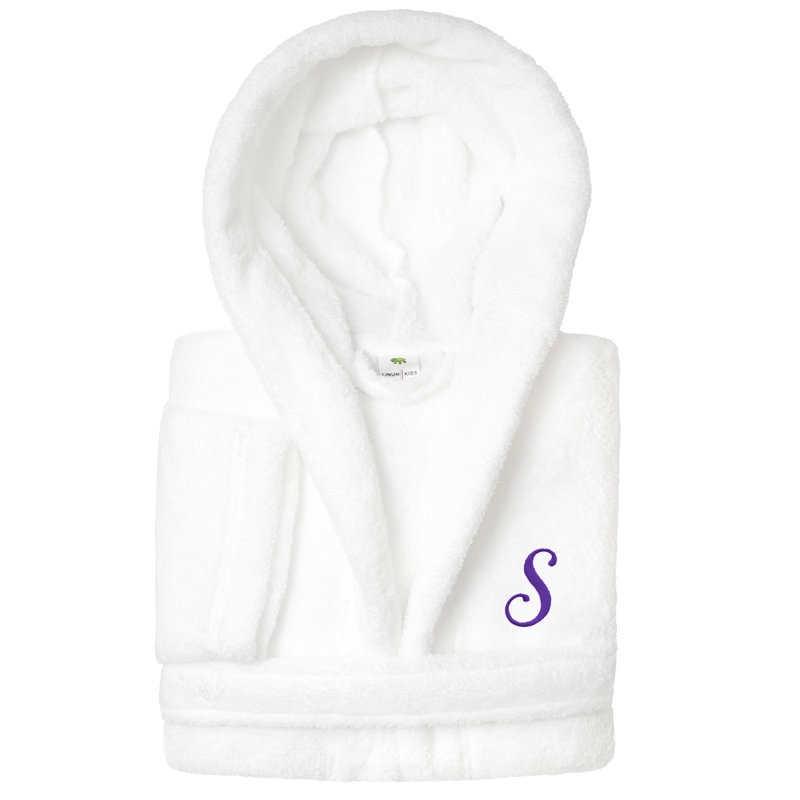 Peignoir à capuche double 100% polyester personnalisé, S, S
