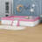 Upholstered Daybed Frame With Fence And Stairs-779691650