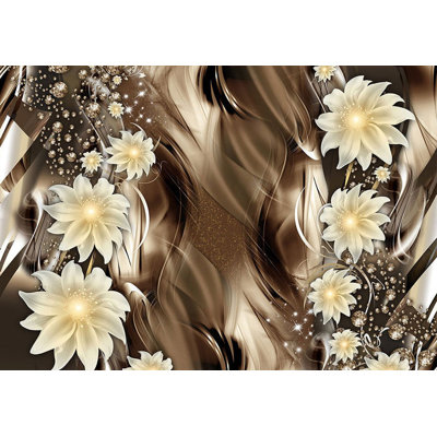 Murale Peel & Stick Glam - Profondeurs de bronze