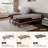 ESHINE Massaging Zero Gravity Adjustable Bed With 14" Ultra-Plush Black Mattress, E3000 Series-113140232