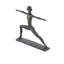 Sculpture en laiton Polystone Yoga