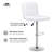 Sanya Swivel Upholstered Adjustable Height Counter Stool-205204790