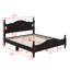 Base de lit plateforme en bois-503501792