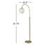 Tahira 61.75'' Gold Task Floor Lamp