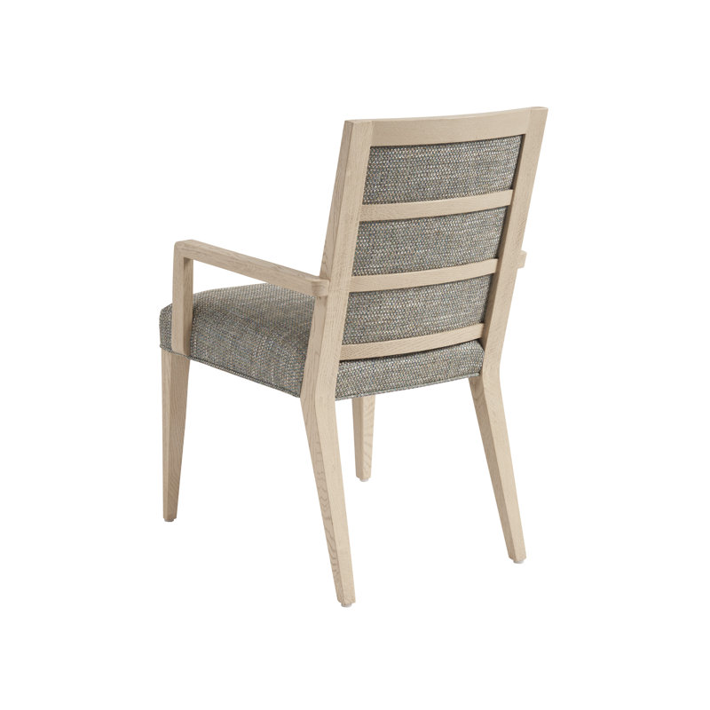 Chaise avec accoudoirs rembourrée Sunset Key, Polyester gris