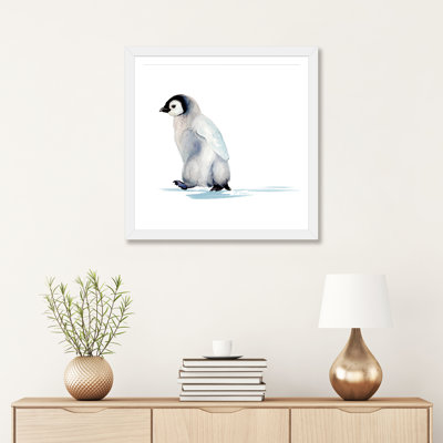 Pingouin polaire par Watercolor Luv - reproduction d'art