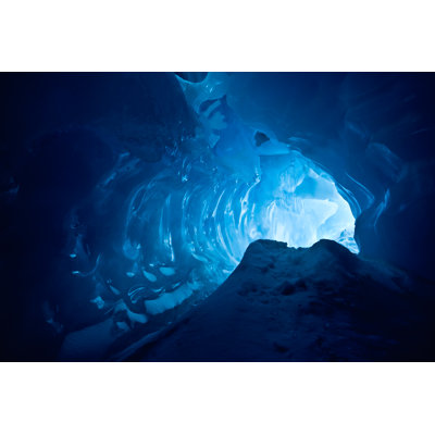 Ice Cave - Wrapped Canvas Print