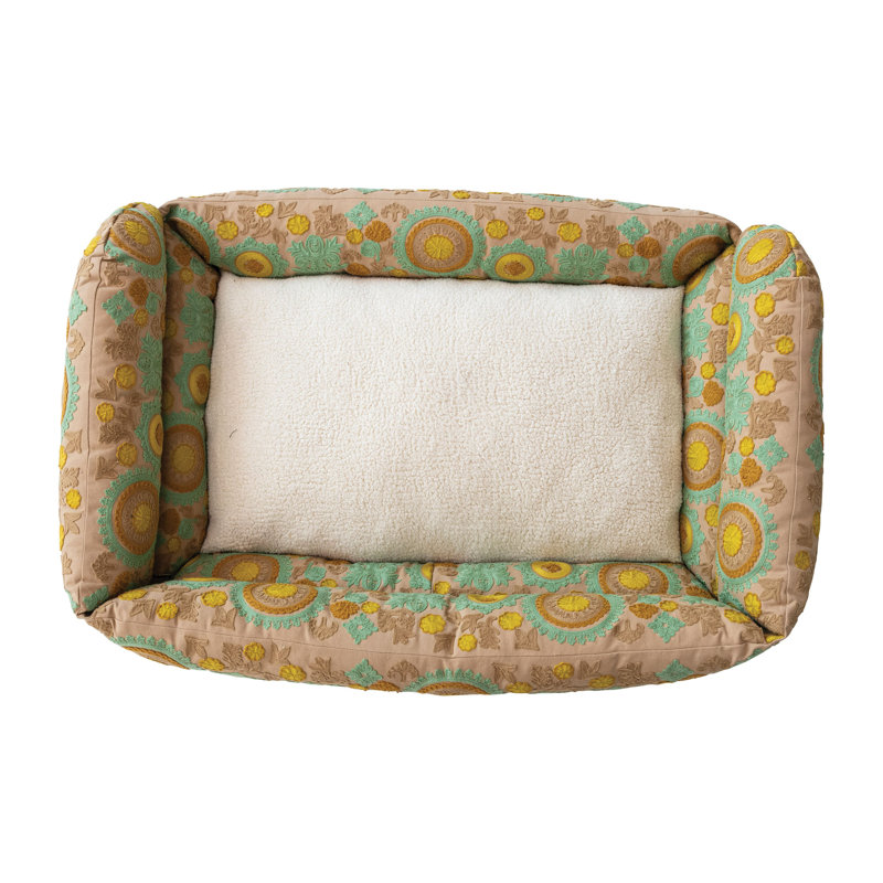Coton et traversin en sherpa, Vert / menthe