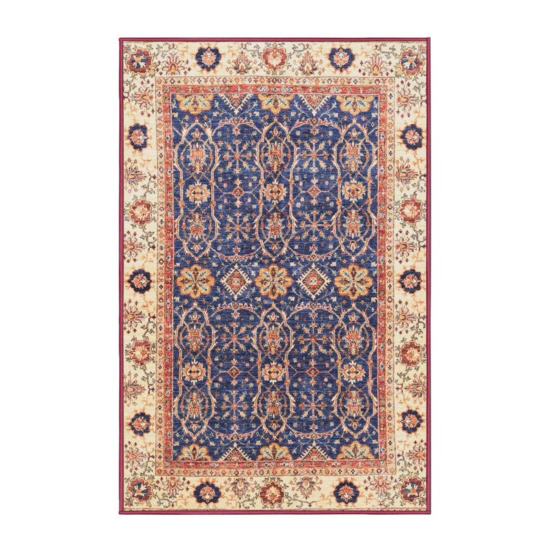 Abstract Indoor Rug, Rectangle 7' x 9'