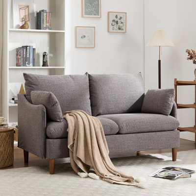 2 Seater Linen Blend Sofa