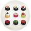 Sushi Zen 16" Vinyl Placemat