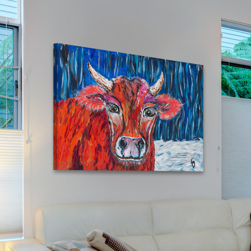 France Gilbert - Wrapped Canvas Painting, 61cm H x 79cm W