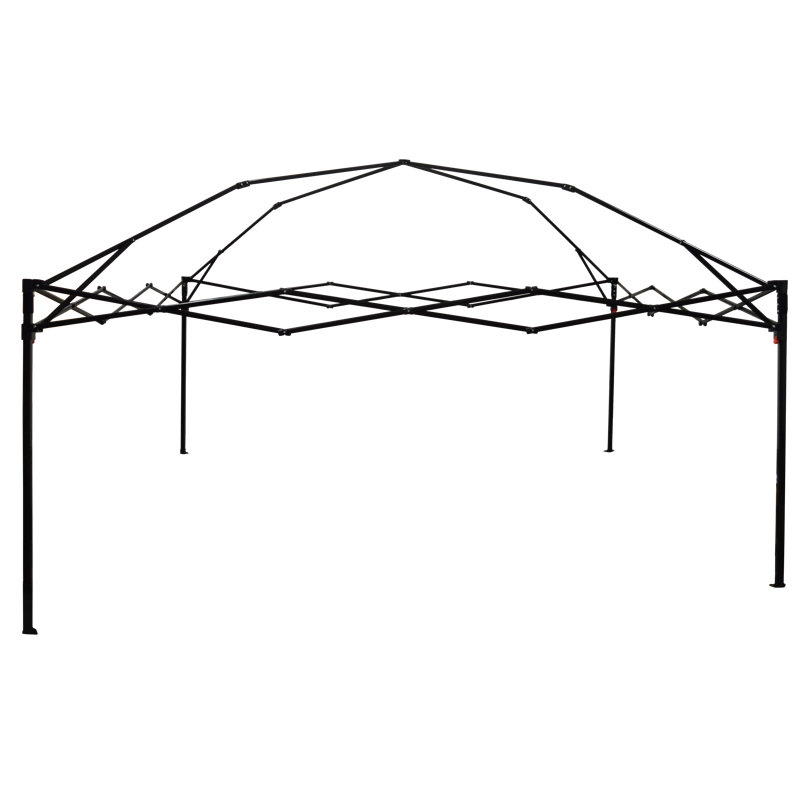 White 10 Ft. x 10 Ft. Steel Pop-Up Canopy Tent