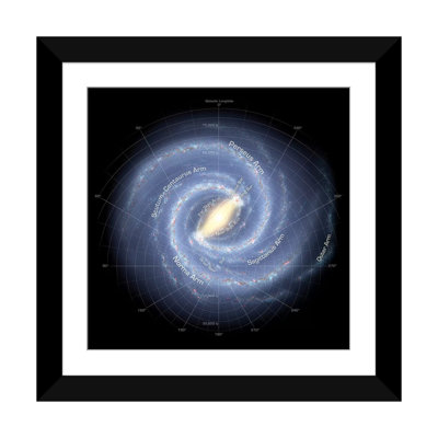 " The Milky Way Galaxy (Annotated) " by Stocktrek Images
