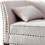Coussin de salon moderne en tissu à garniture cloutée avec garniture cloutée 1pc Modern Modern-1948420253