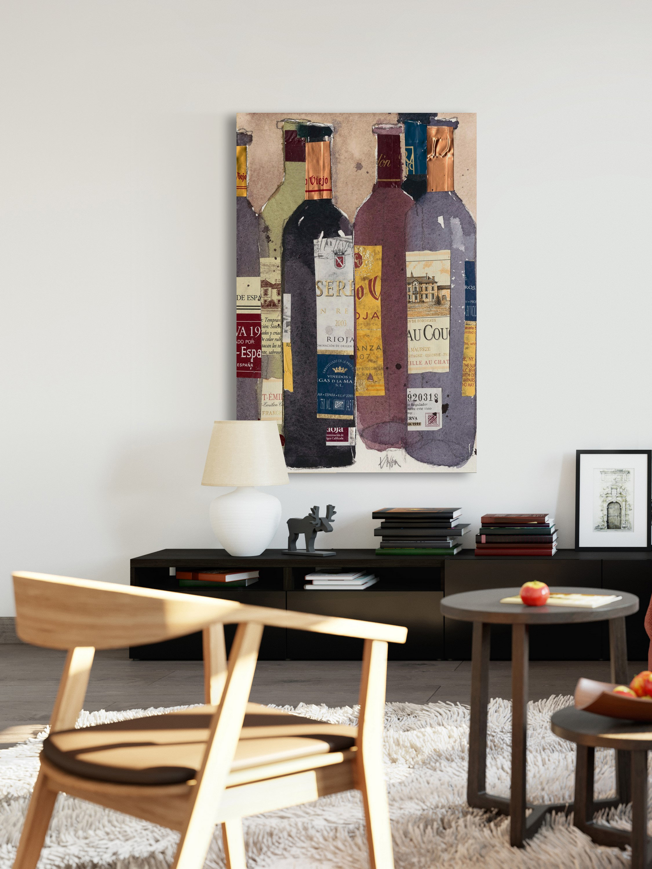 Red Barrel Studio® 'Red Wine Tasting II' Print On Wrapped Canvas | Wayfair