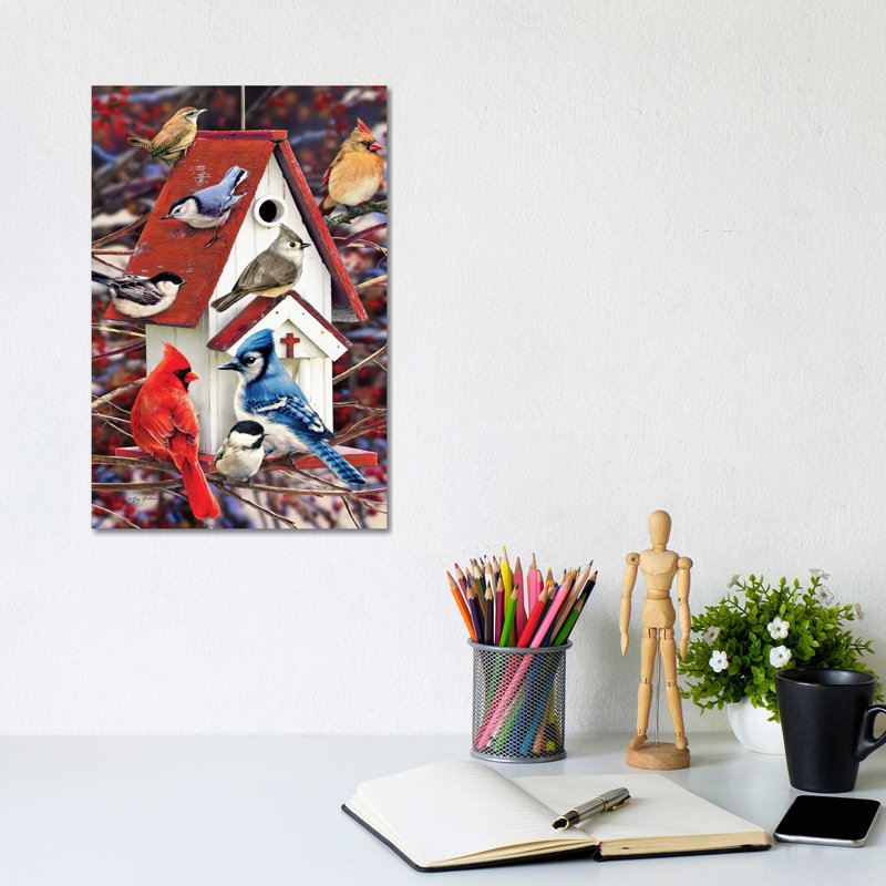 Church Birdhouse by Greg & Company - Wrapped Canvas Print, 20.32 cm H x 30.48 cm W