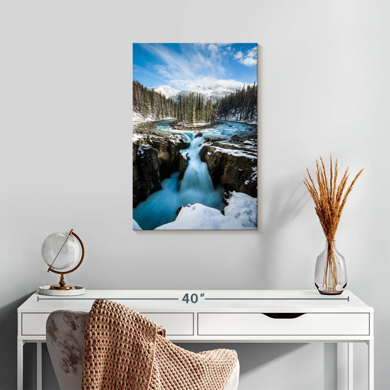 Alvord Frosty Waterfall, H 24 po x l 16 po