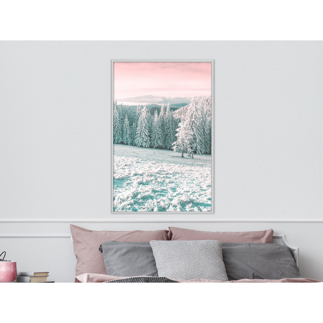 Gerahmtes Poster Frosty Landscape