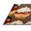  Tapis lavable aux fraises et aux petits gâteaux-2050707721
