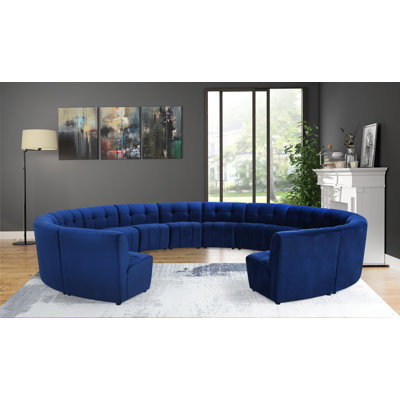 Jedson Velvet Sectional Symmetrical