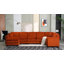 118.1 '' L-shaped Modular Sectional Couch, Corduroy 6-seater Combination Sofa With Ottoman-156225550