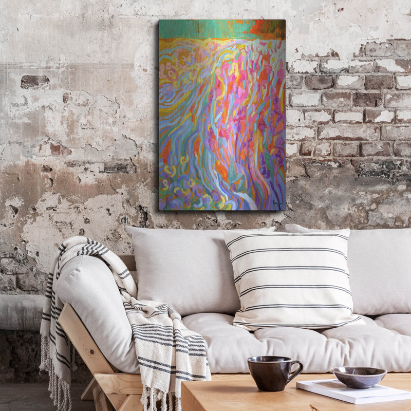  «All Is Well 2» par Dorothy Fagan, art mural en métal, 24 po x 36 po, H 36 po x l 24 po