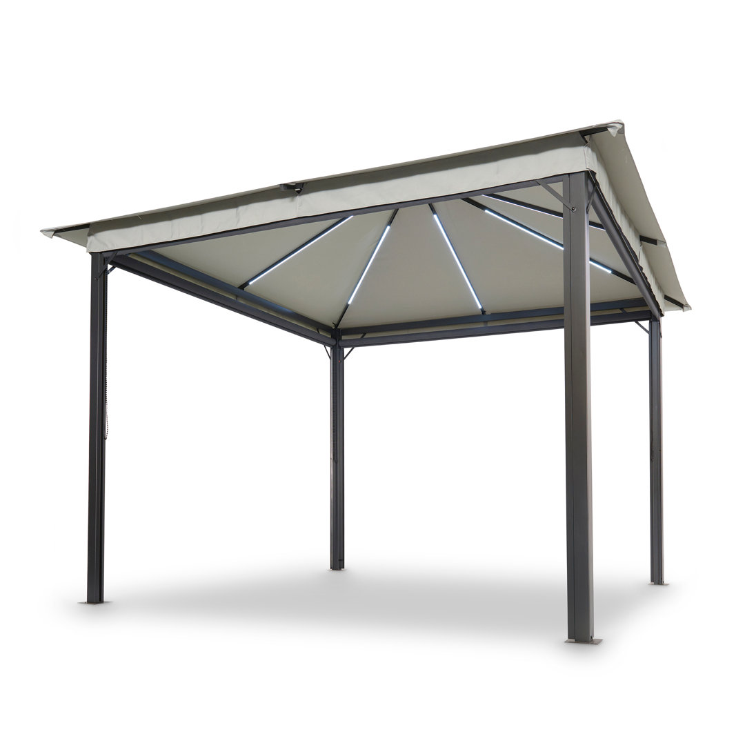 3 m x 3 m Terrasse Winder aus Aluminium und Stahl