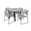 Plateau de table Kee, 4 chaises empilables Zeng-186214769-186214773-185597296