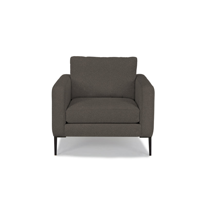 Fauteuil large de 36 po Odin, Polyester poivre