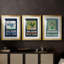 Van Gogh, exposition d'affiches I - impression encadrée sur mesure de qualité supérieure - 3 pièces-177837605-177837603