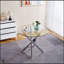 Ensemble de salle à manger de style Mid-Century avec pieds en métal, pour 4 à 6 personnes et table basse-1005245901-1005245902