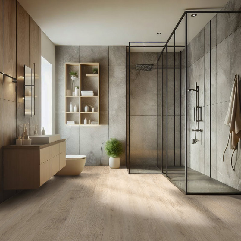 Parkland Millard 7 in. x 48 in. 5mm Waterproof Rigid Core Luxury Vinyl Plank Flooring, Millard, 20 MIL