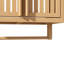 Bathroom Wall Mounted Bamboo Storage Cabinet With Towel Rack