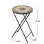 Table de bout en argent