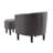 Anges Upholstered Barrel Chair with Ottoman-56593319