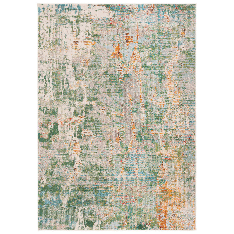 Madison Performance Abstract Rug, Runner 2'2" x 8'