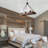 Rhodia 6 - Light Matte Black Kitchen Island Pendant