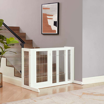 Freestanding Dog Gate for Doorways
