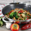 Wok en acier inoxydable antiadhésif 12,5 pouces avec couvercle Better Chef