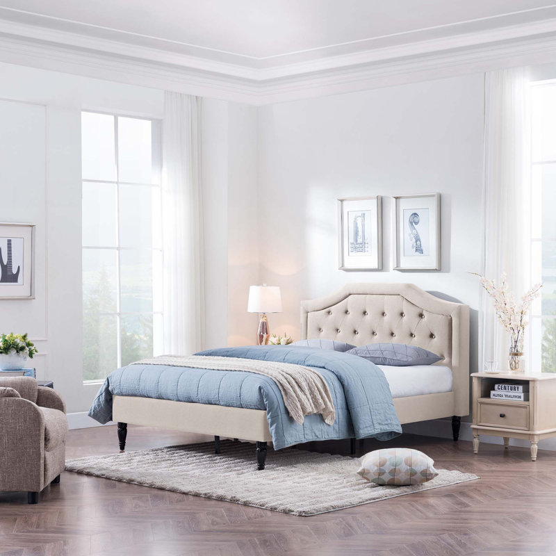 Grand lit Uph, Beige