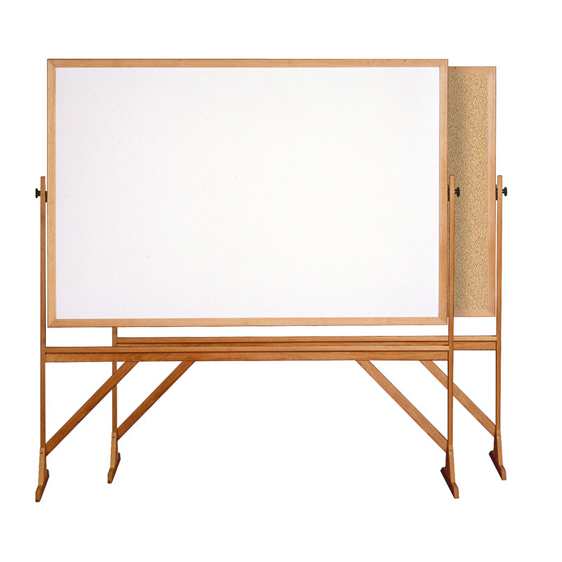 Babillard / tableau blanc autoportant Ghent, 72 po x 96 po, H 6 pi 5 po x l 6 pi 6 po