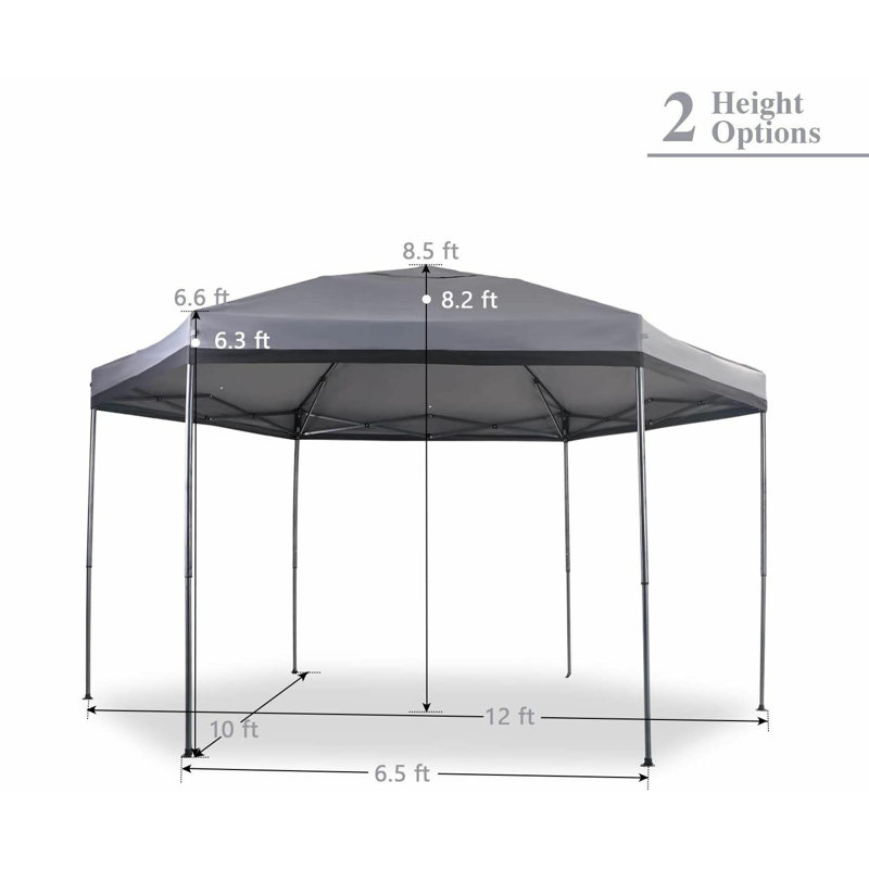 144 Ft. W x 120 Ft. D Metal Pop-Up Canopy